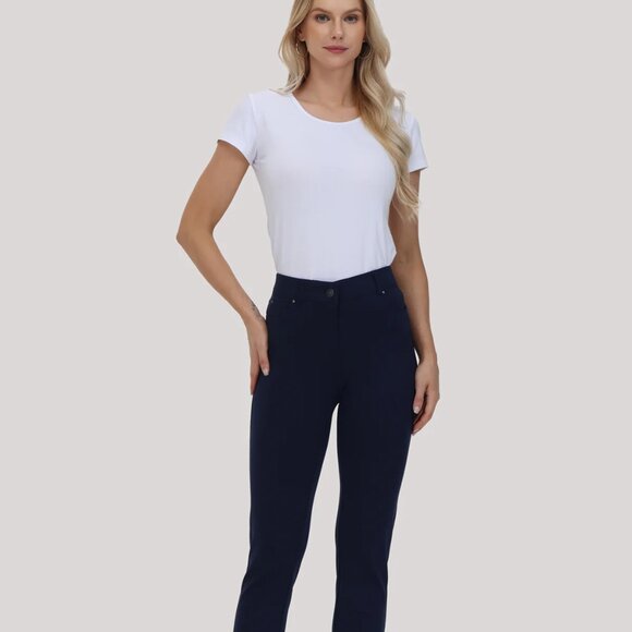 NWT 89th & Madison Stud Detail Ankle Pants - Picture 1 of 7